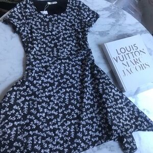 Elegant Black and White Dress